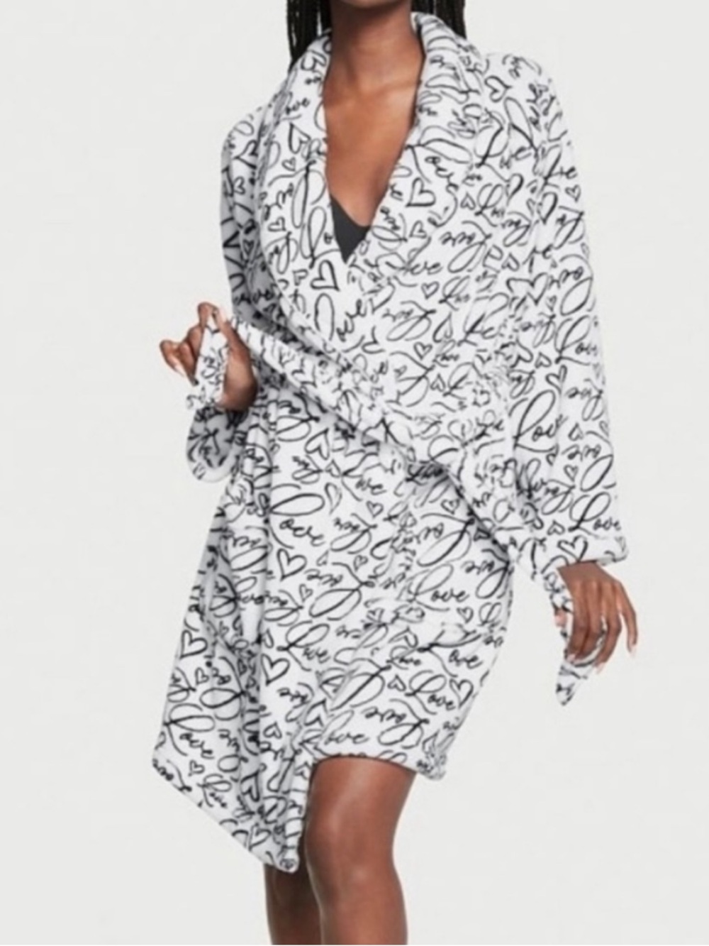 Victoria’s Secret Cozy Short Plush Robe - size XL-XXL